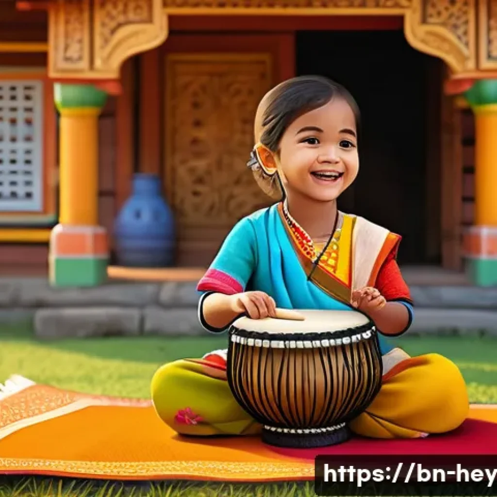 헤이지니 콘텐츠의 윤리적 접근 - A vibrant and colorful animated scene featuring a happy toddler wearing a bright diaper, sitting on ...