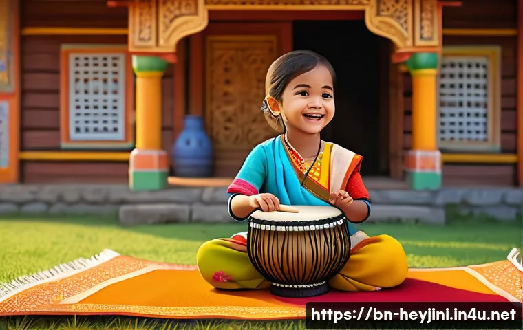 헤이지니 콘텐츠의 윤리적 접근 - A vibrant and colorful animated scene featuring a happy toddler wearing a bright diaper, sitting on ...